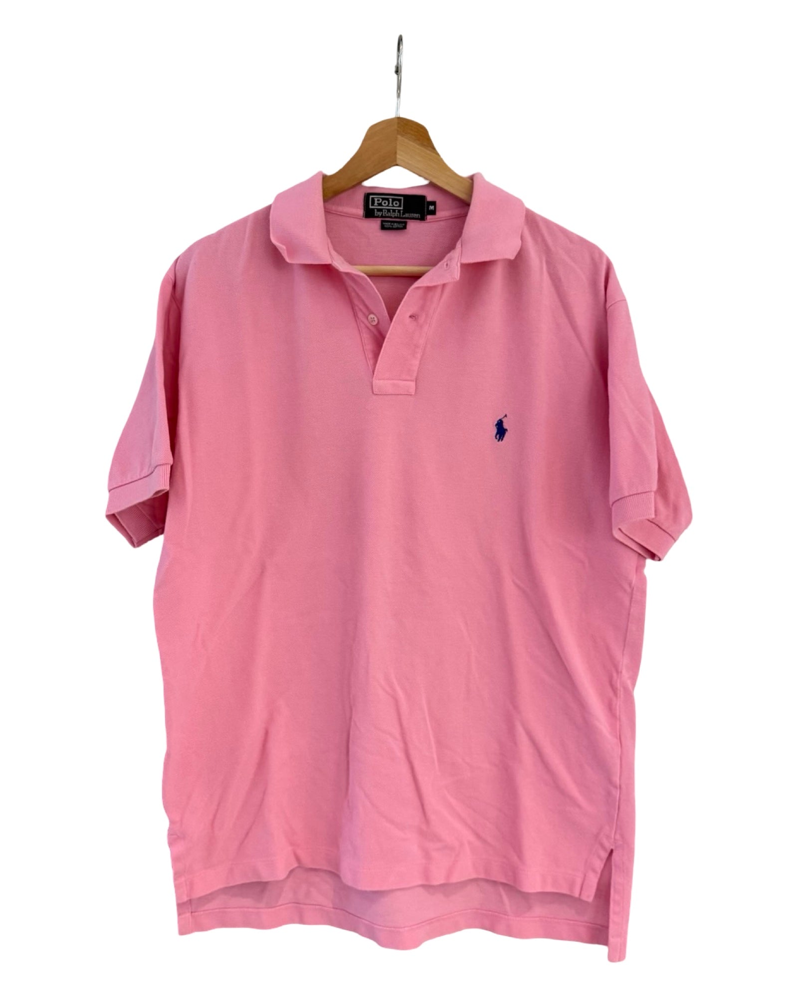Vintage Polo Ralph Lauren Pink Blue Shirt
