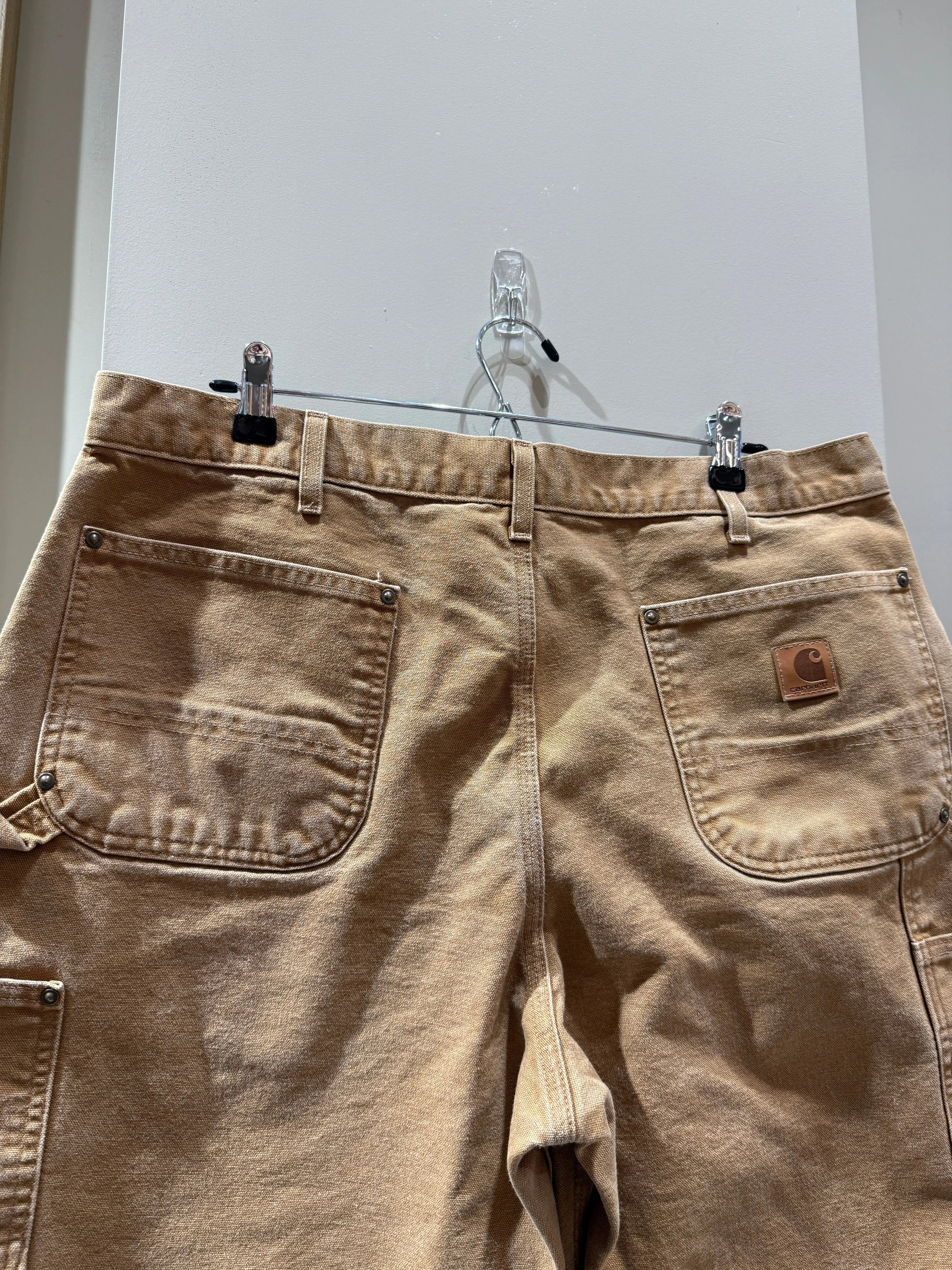 Vintage Carhartt Tan Double Knee Carpenter Pants size 38 KIF Vintage