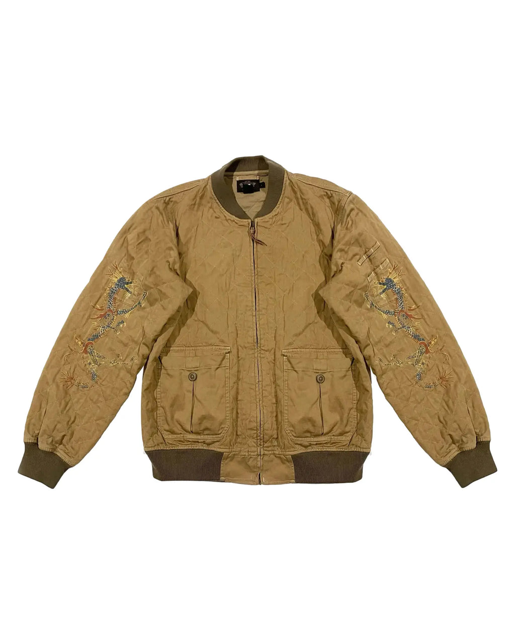RRL Ralph Lauren Dragon Quilted Bomber Jacket KIF Vintage