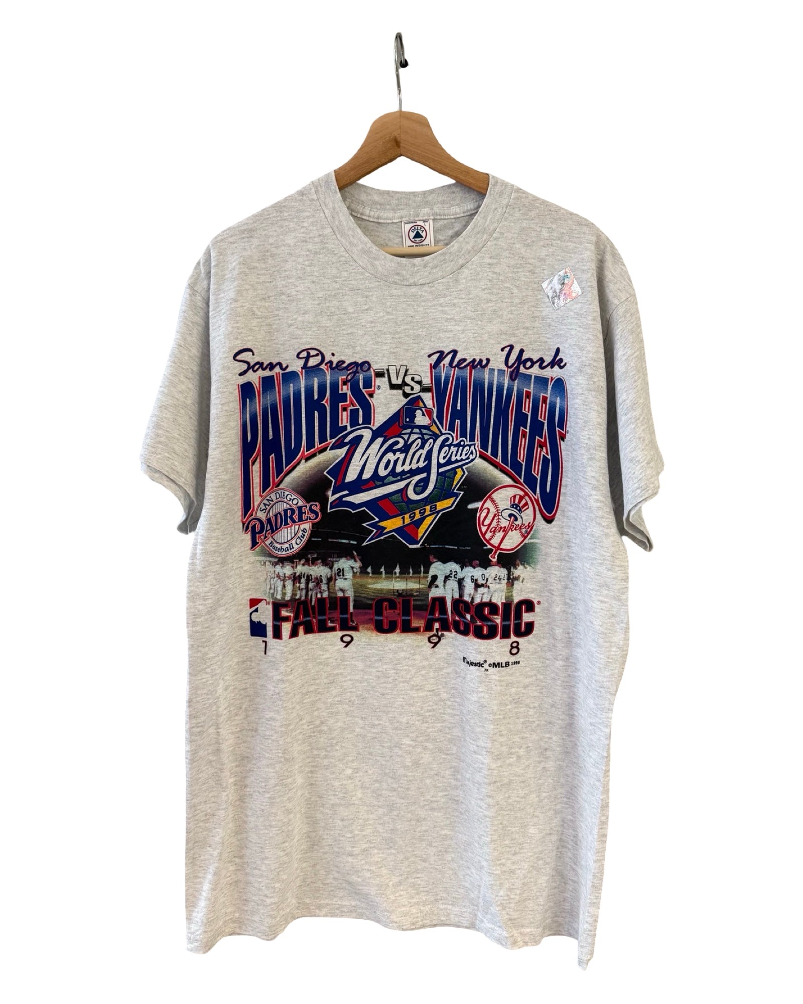 ビンテージ DS 1998 ニューヨーク・ヤンキース 対 サンディエゴ・パドレス ワールドシリーズ Tシャツ