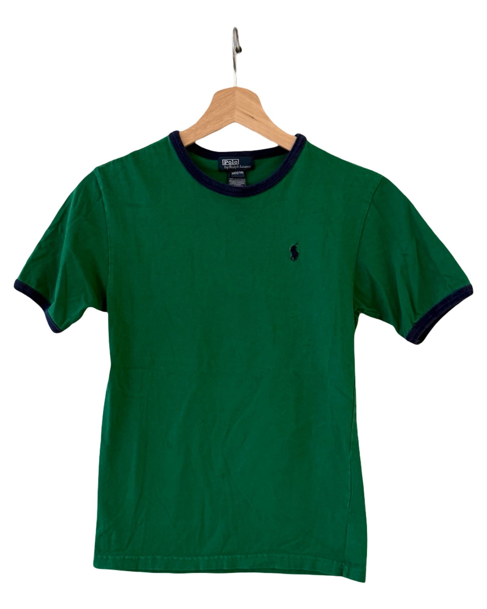 Camiseta verde vintage Polo Ralph Lauren para mujer