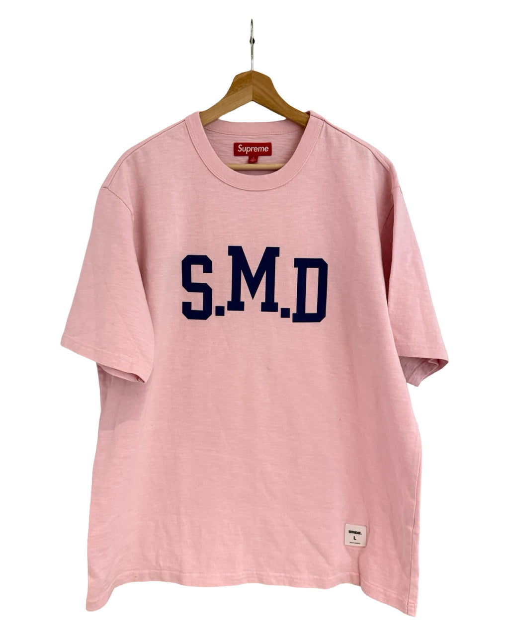 Supreme SMD Pink Cut & Sewn Tee KIF Vintage