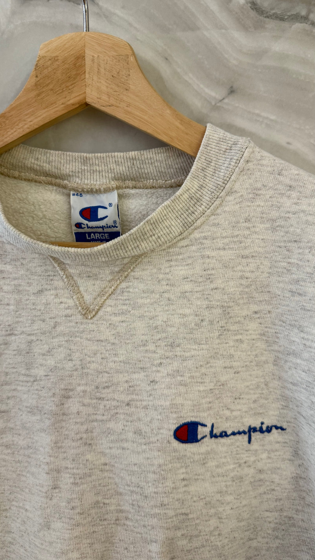 Vintage 90s Champion Gray Crewneck