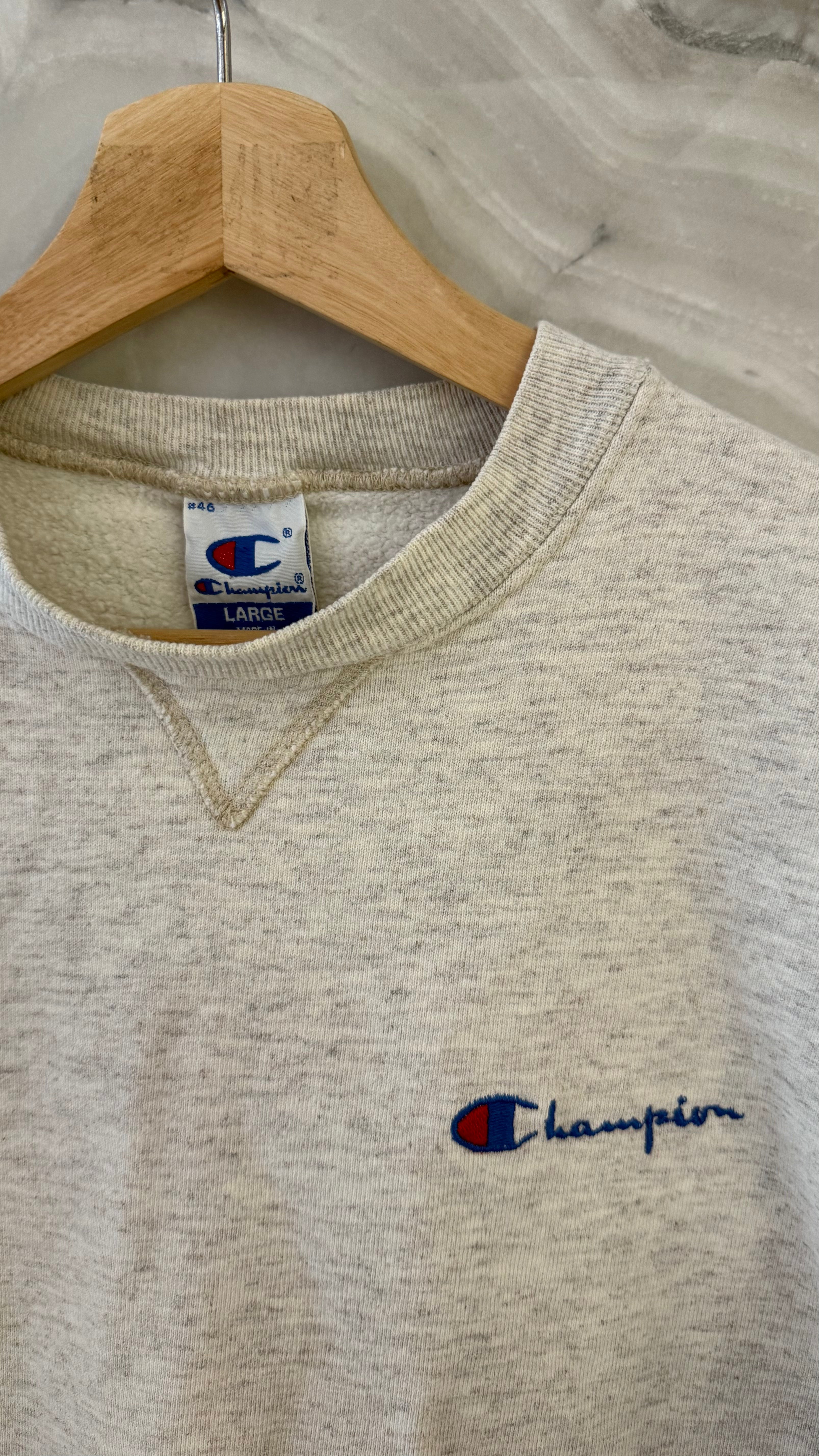 Vintage 90s Champion Gray Crewneck