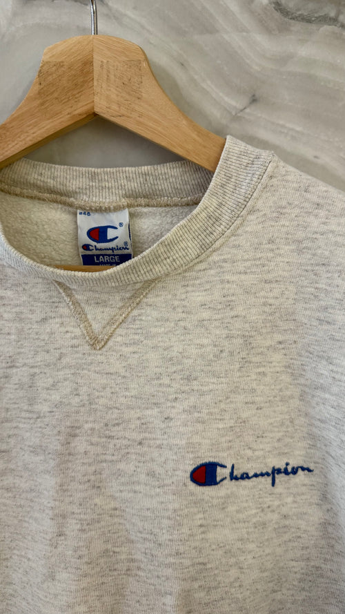 Vintage 90s Champion Gray Crewneck