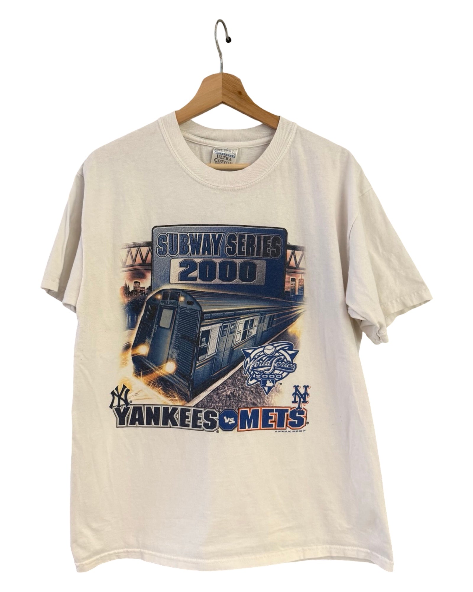 ビンテージ 2000年 ニューヨーク サブウェイシリーズ ヤンキース & メッツ Tシャツ