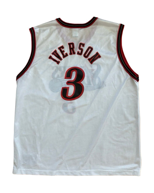 Vintage Allen Iverson 3 Philadelphia 76ers Champion Jersey