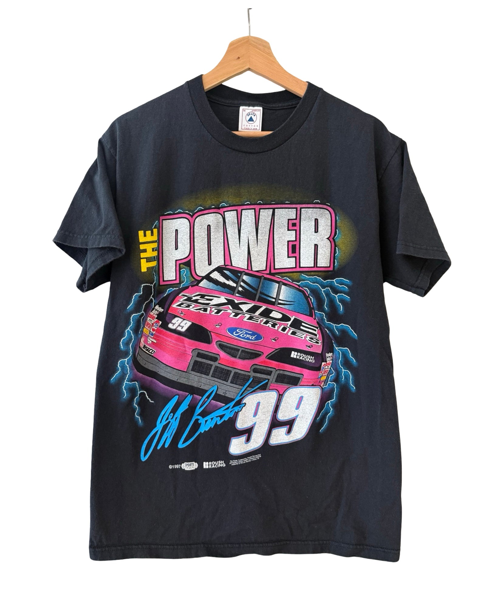 Vintage 1997 Nascar The Power Ford Tee
