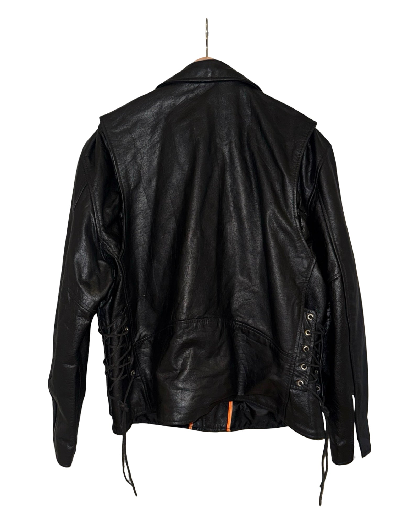 Vintage 90s Wilson Motorcycle Leather Jacket KIF Vintage