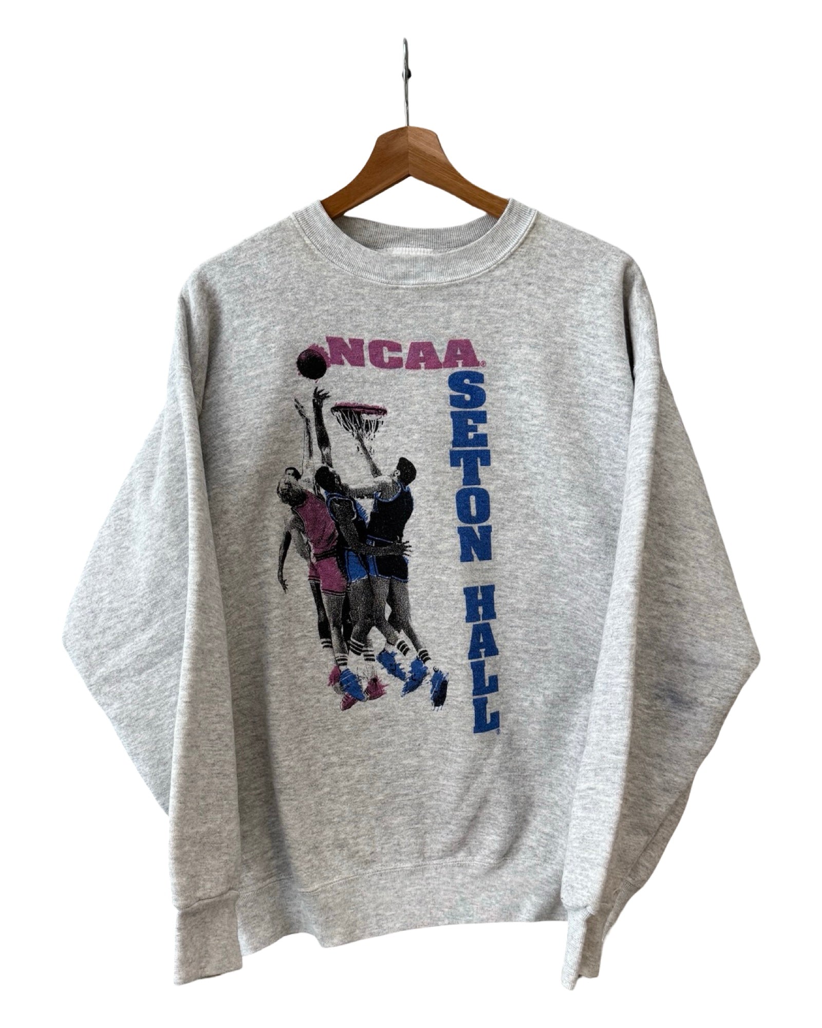 Sudadera Vintage de los 90 NCAA Seton Hall Pirates