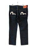 38x34 Jeans Evisu vintage y2k azul oscuro