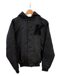 Chaqueta Bomber con Capucha Negra Kith