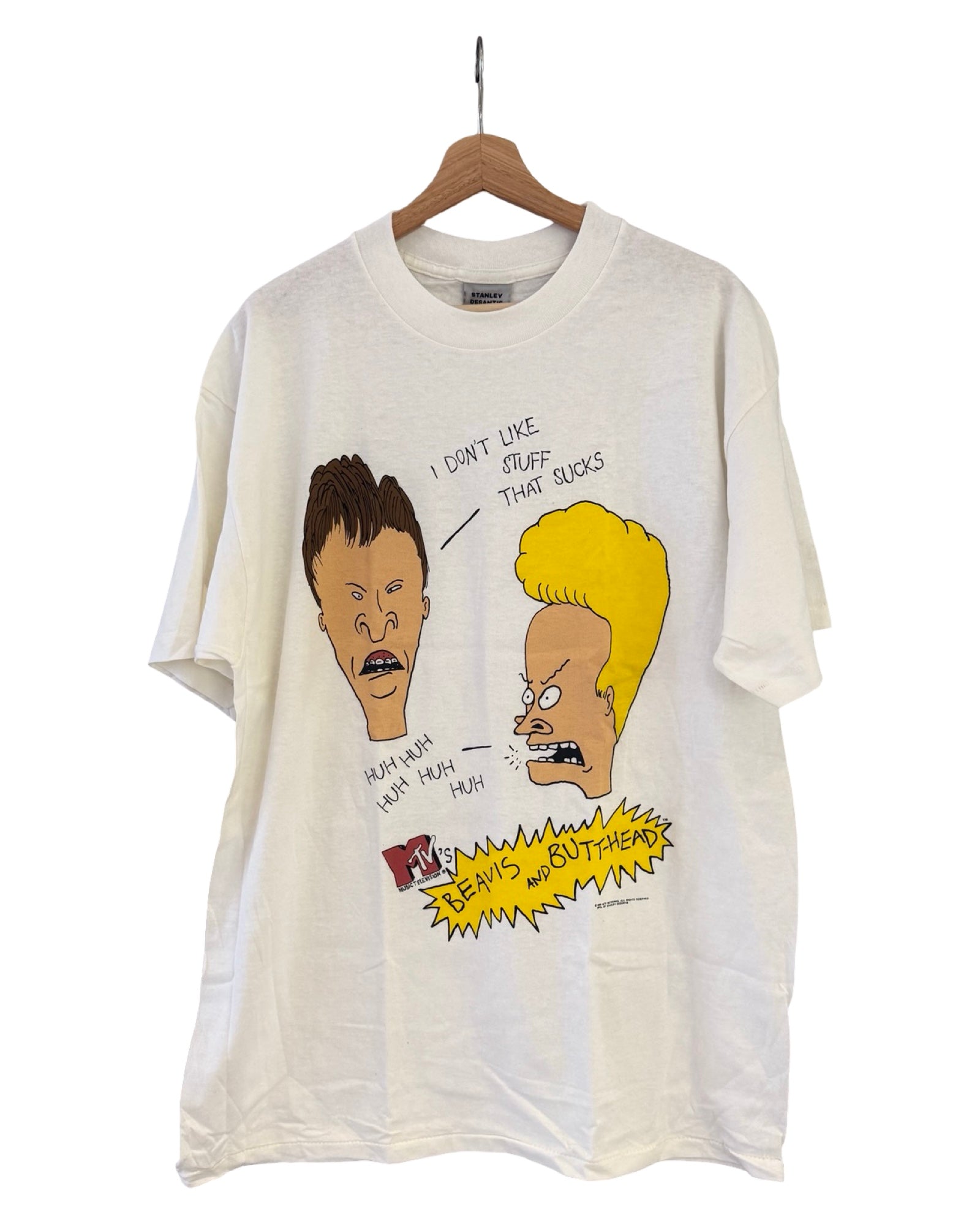 Vintage DS 1993 Beavis & Butthead MTV Promo Tee