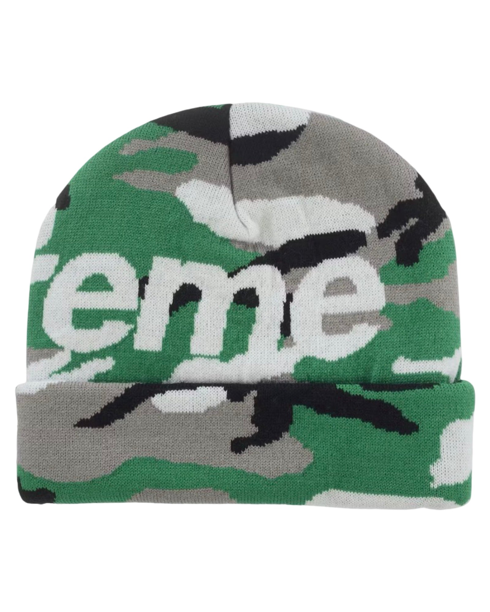 Gorro FW25 Supreme Camuflaje Nieve Verde