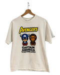 Bape x キャプテン・アメリカ アベンジャーズ Tシャツ