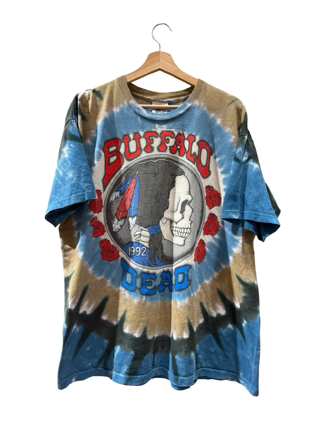 Vintage 2000 Grateful Dead Buffalo Tye Dye Tee KIF Vintage