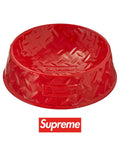 2023 Supreme レッド セラミック ドッグボウル