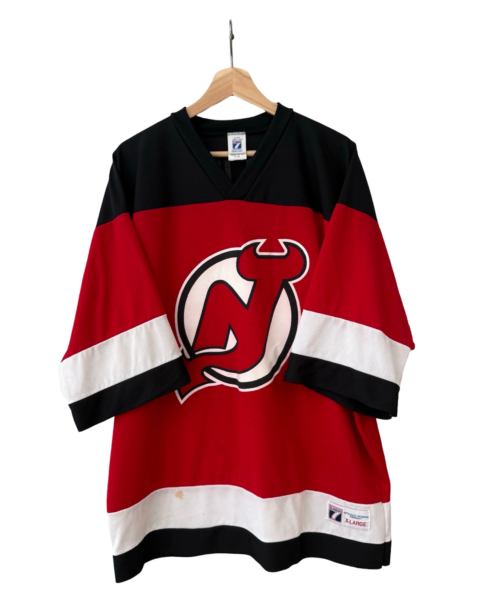 Camiseta de hockey NHL Bobby Holik New Jersey Devils vintage de los 90