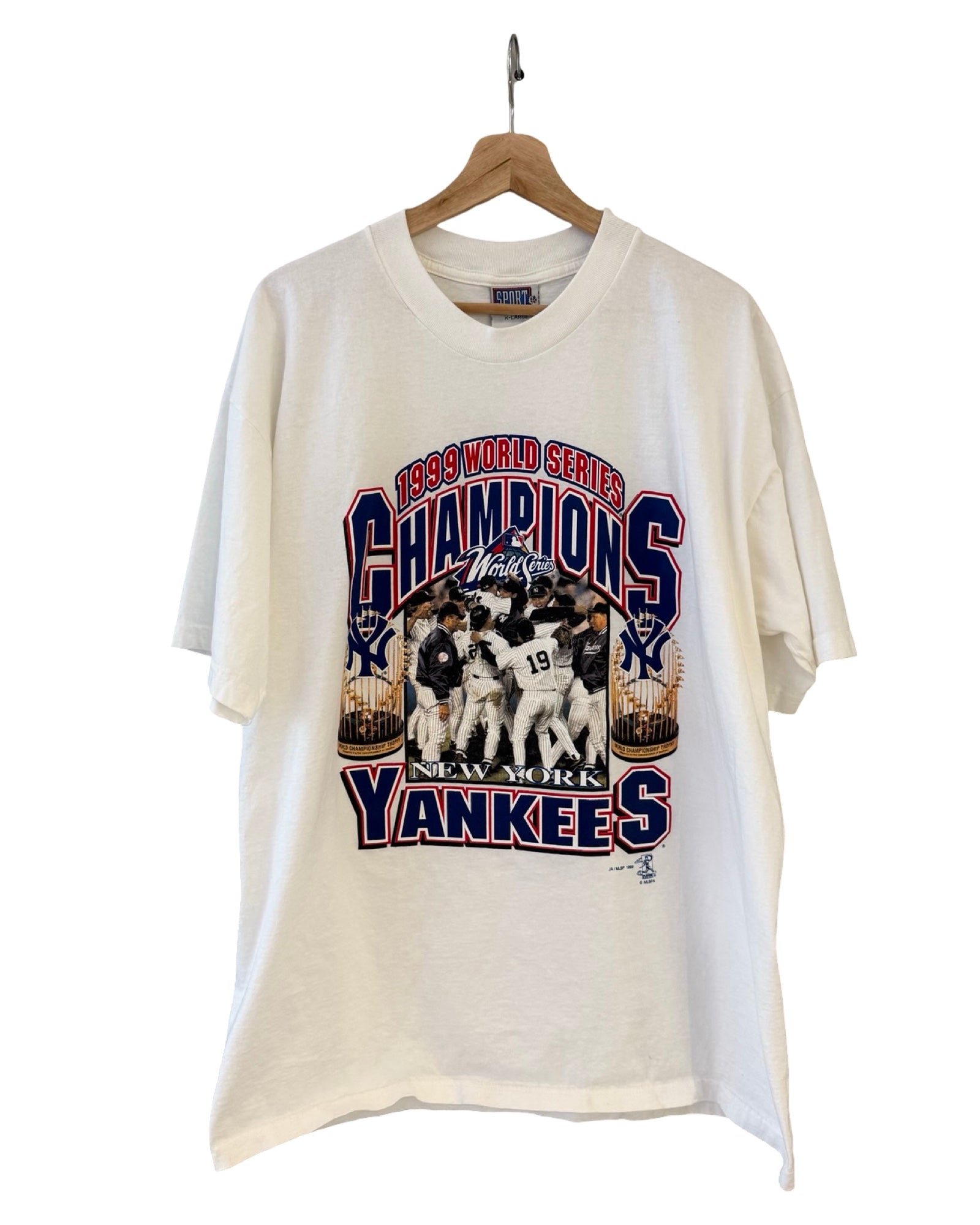 ヴィンテージ 新品 1999年 ニューヨーク・ヤンキース チャンピオンズ Tシャツ