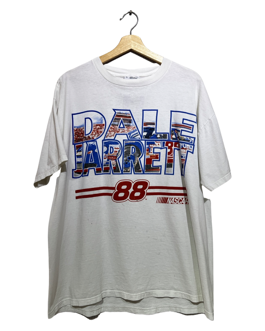 Vintage 90s Dale Jarrett Nascar Double Sided Tee KIF Vintage