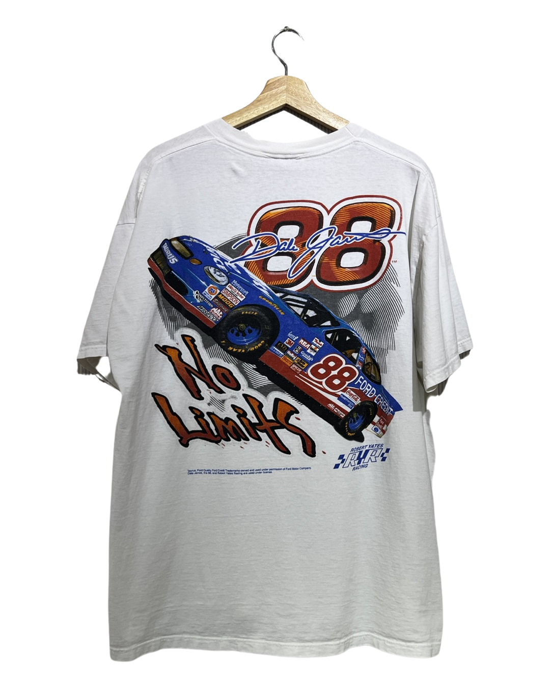 Vintage 90s Dale Jarrett Nascar Double Sided Tee KIF Vintage