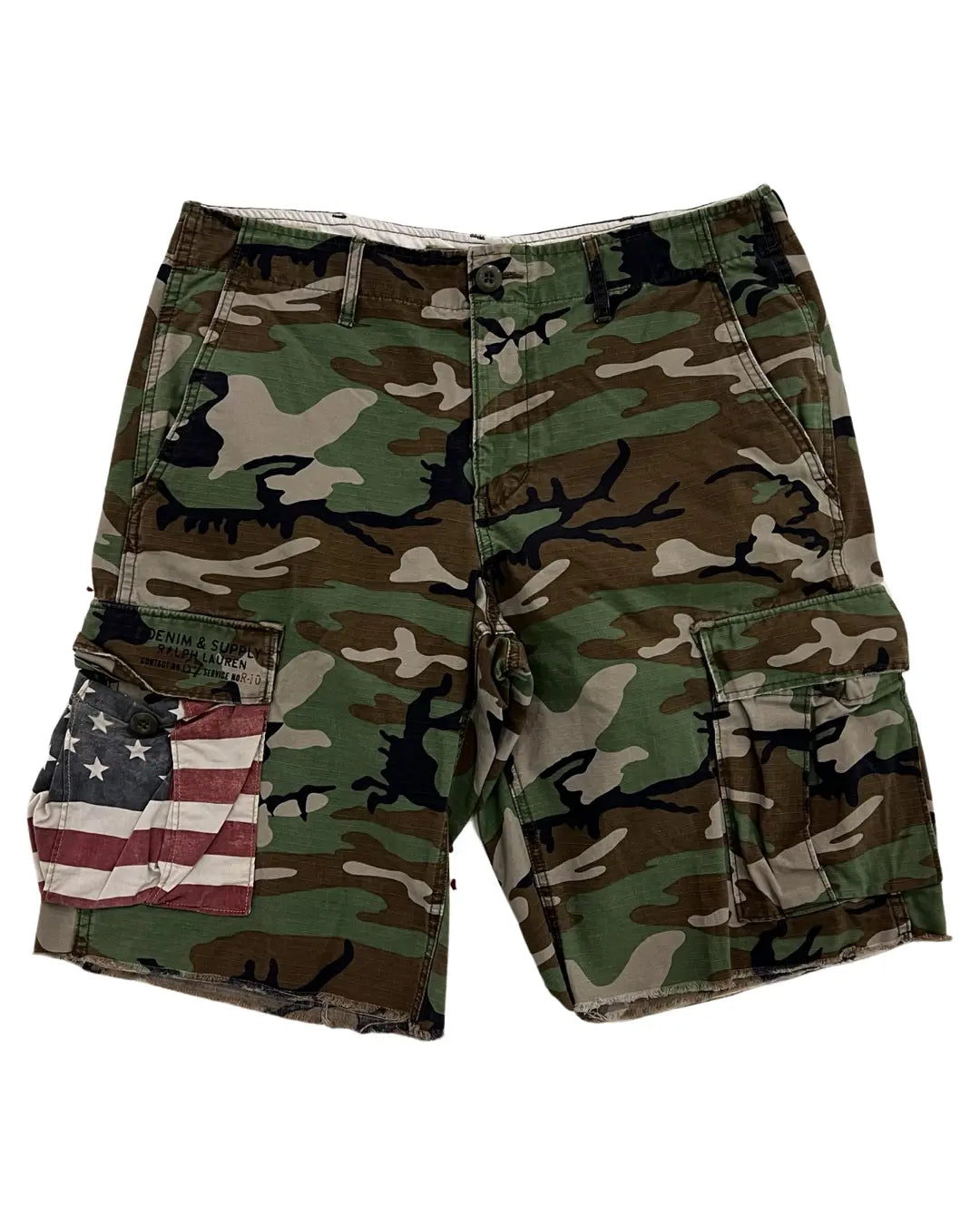 33 Vintage Ralph Lauren Camo Cargo Shorts KIF Vintage