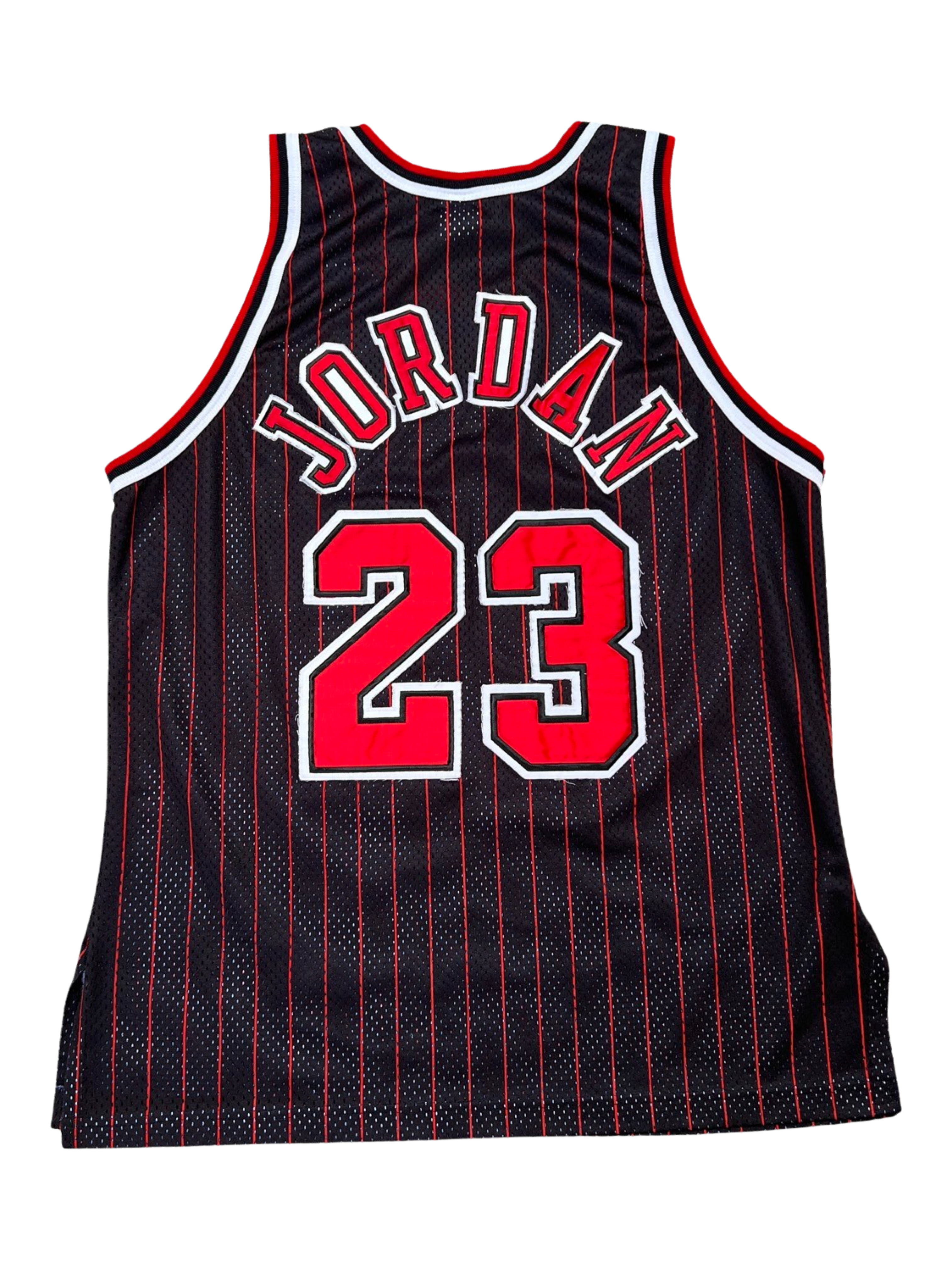 Vintage Rare 90s Michael Jordan Chicago Bulls Pinstripe Champion Jersey KIF Vintage