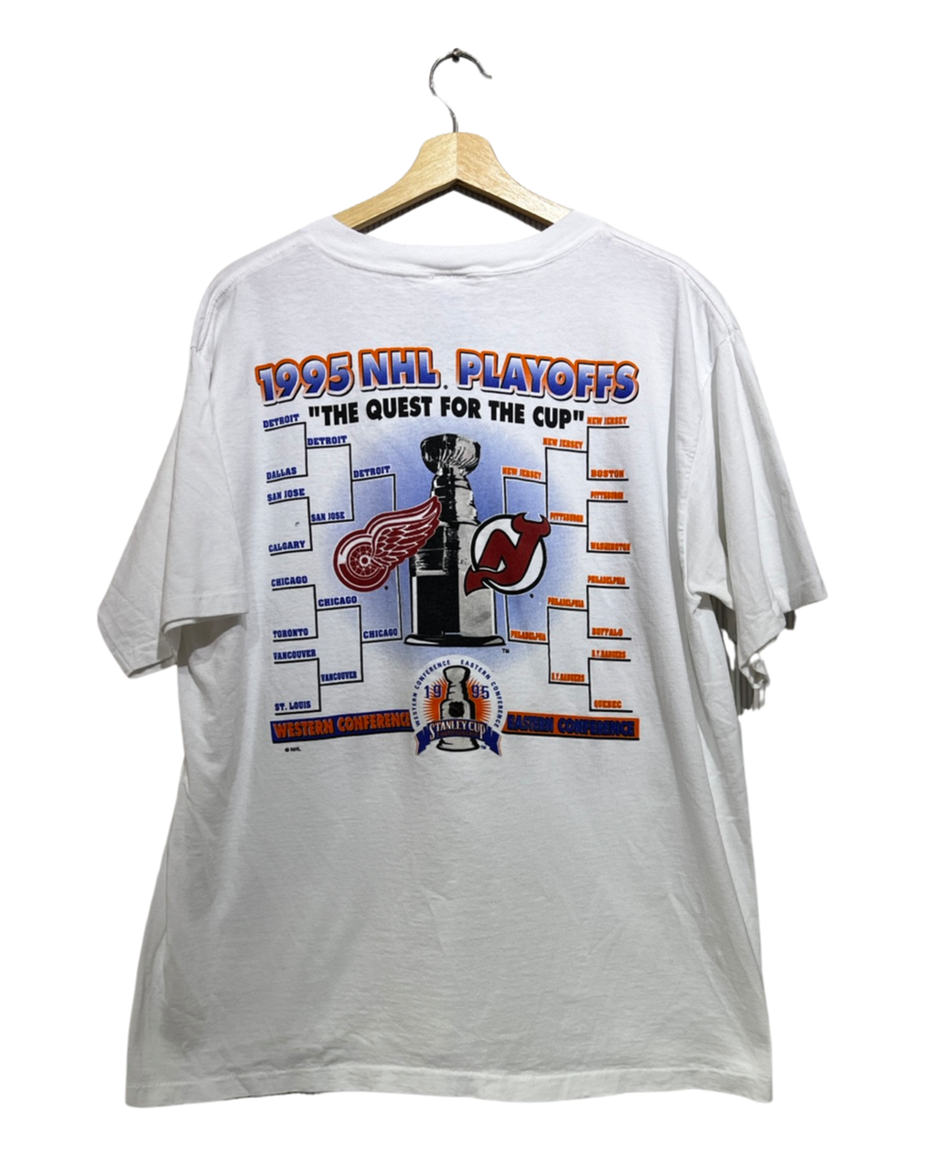 Vintage 1995 New Jersey Devils Stanley Cup Finals Tee KIF Vintage