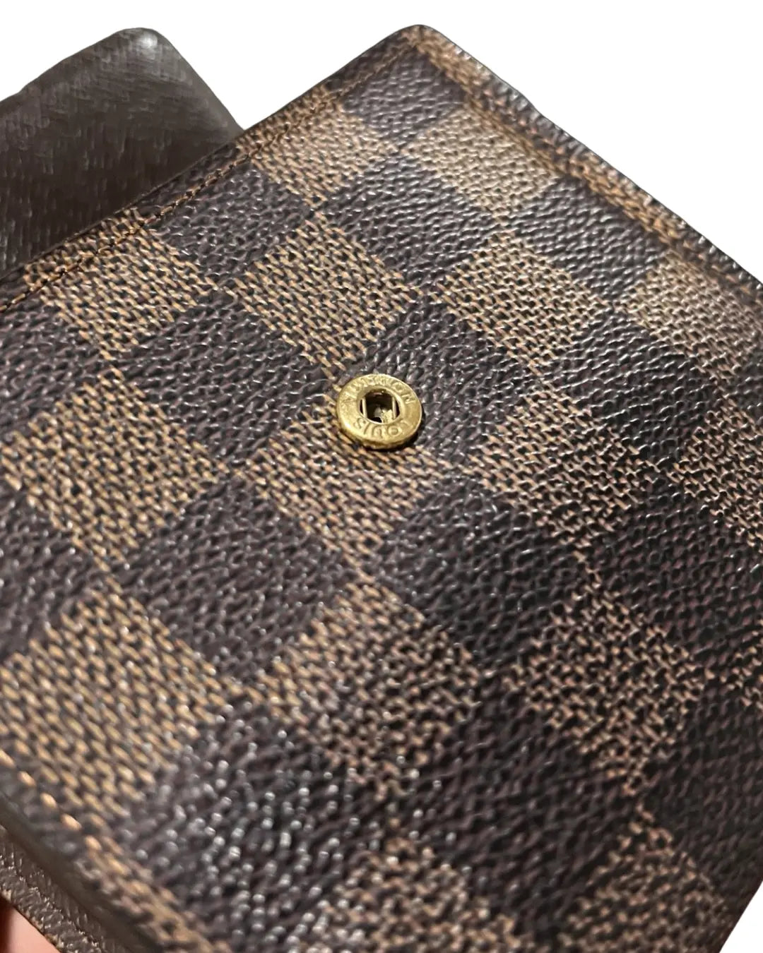 Vintage 90s Louis Vuitton Damier Tri-Fold Wallet KIF Vintage