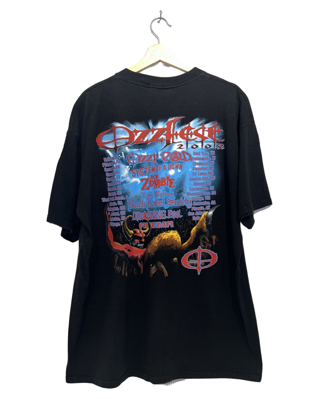 Vintage 2002 Ozzfest Tour Tee KIF Vintage