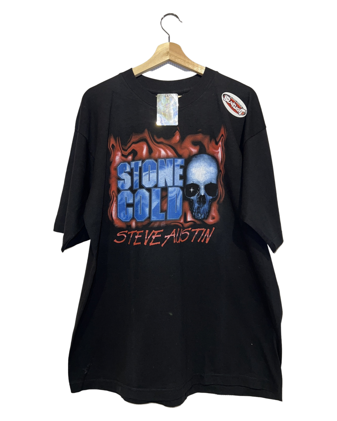 Vintage 1998 Deadstock Stone Cold Steve Austin Flames Tee KIF Vintage