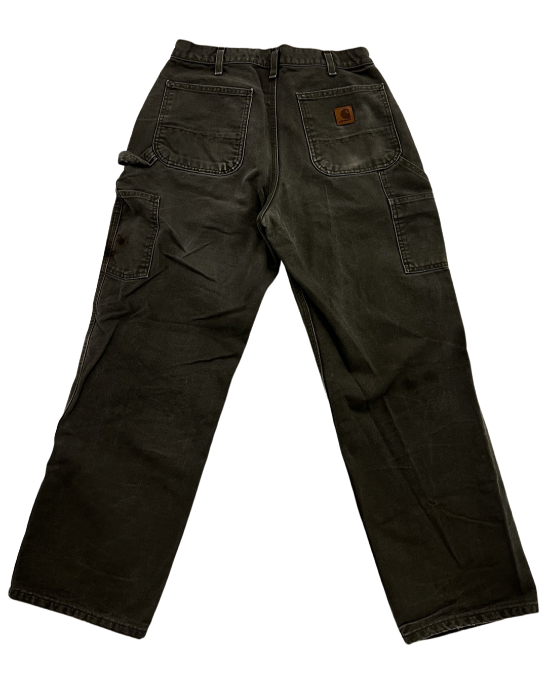 33 x 30 Vintage Carhartt Olive Carpenter Pants KIF Vintage