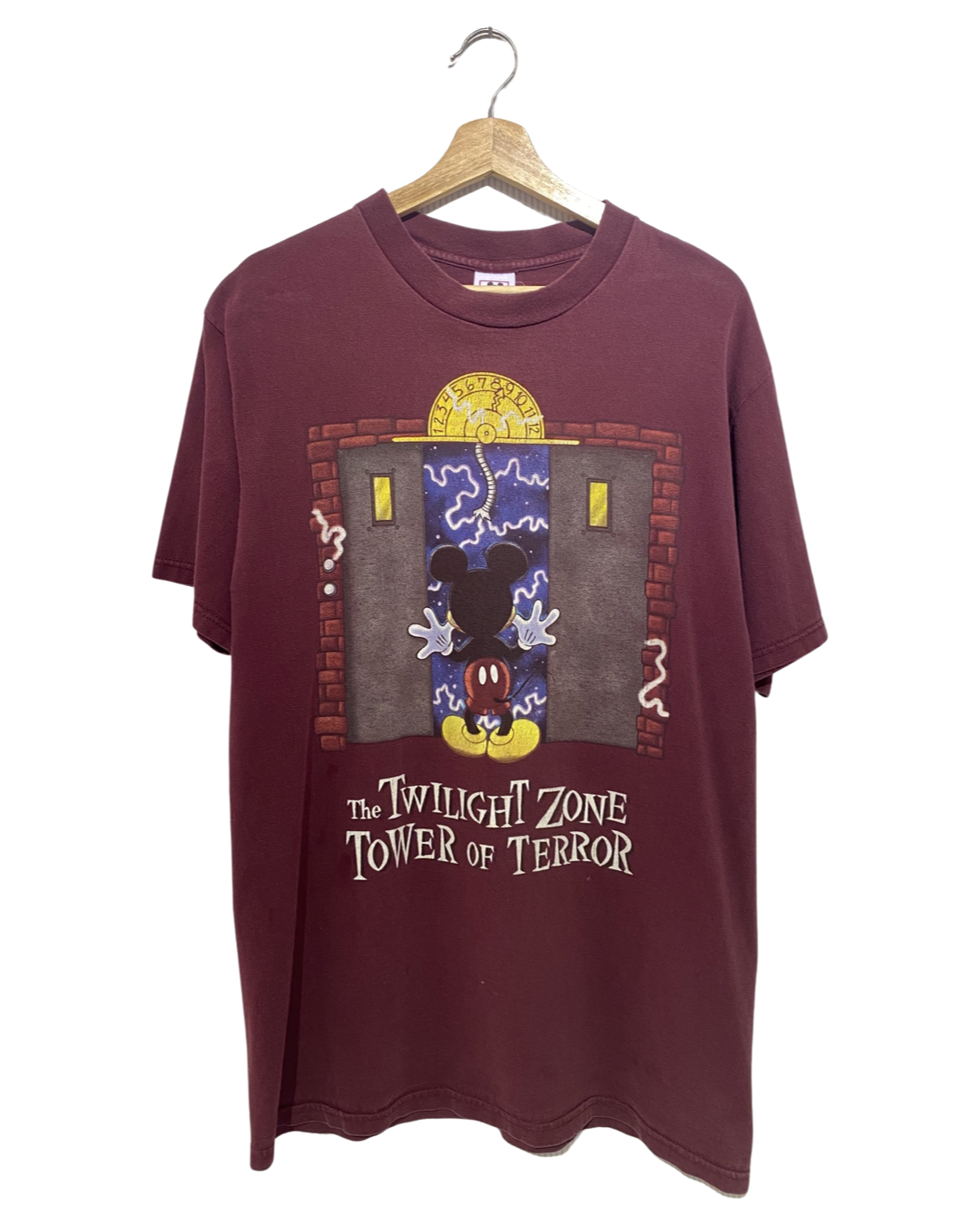 LA Vintage 90s Mickey Twilight Zone Tower Of Terror Promo Tee KIF Vintage