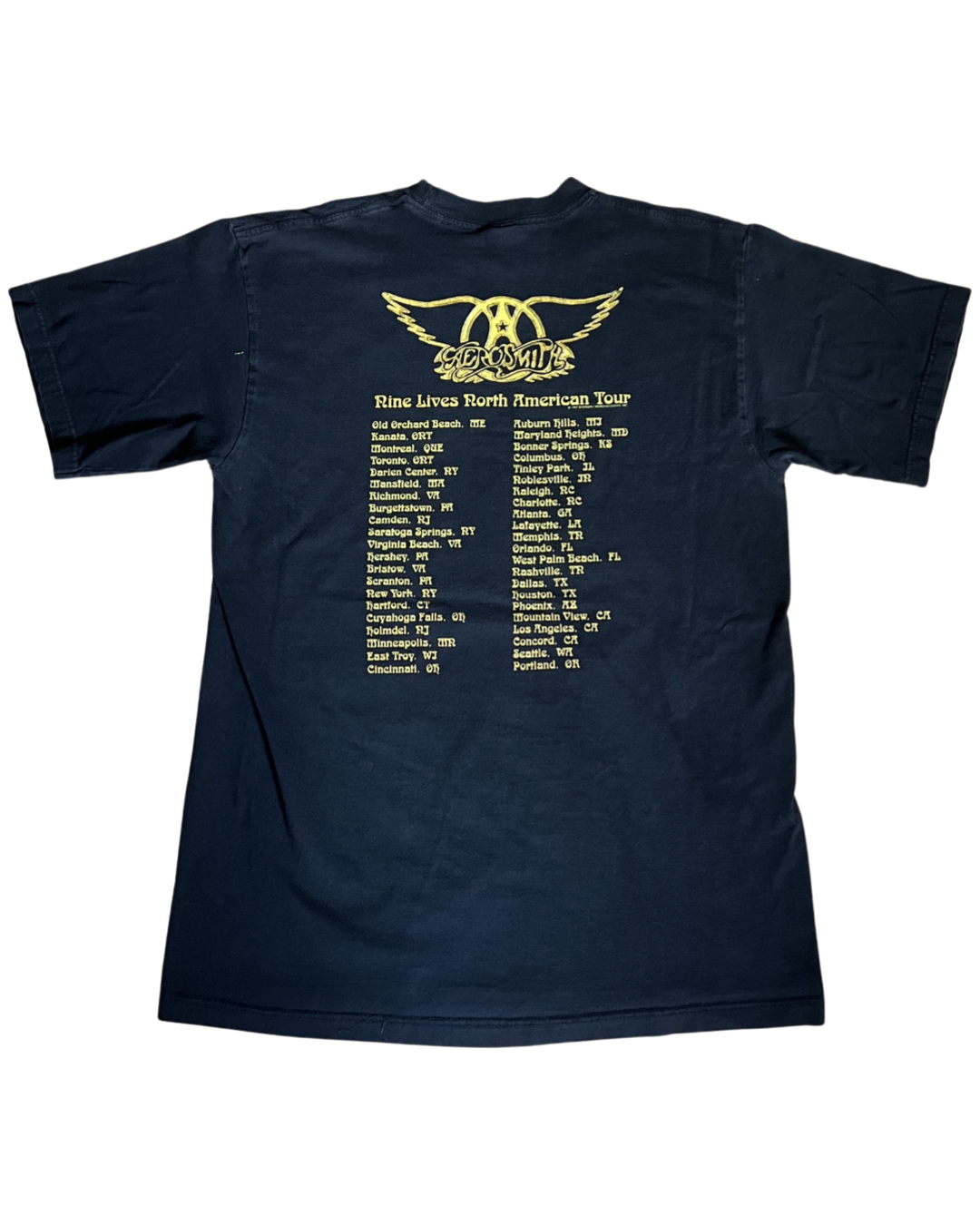 Vintage 1997 Aerosmith Nine Lives Tour Tee KIF Vintage