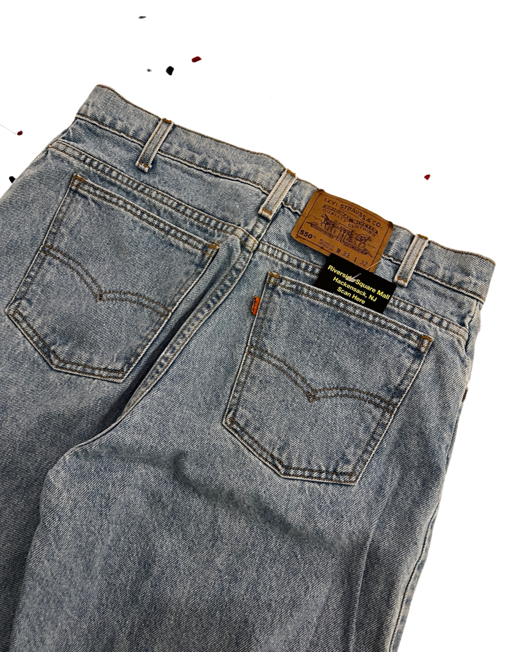 33 x 32 Vintage Orange Tab Levi's Jeans KIF Vintage