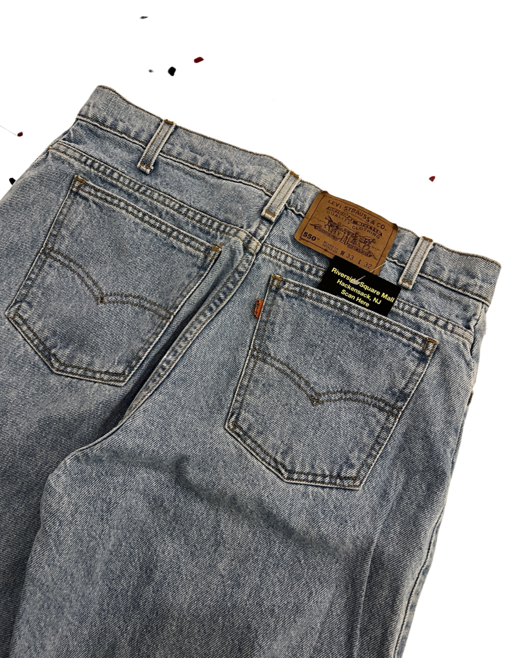33 x 32 Vintage Orange Tab Levi's Jeans KIF Vintage
