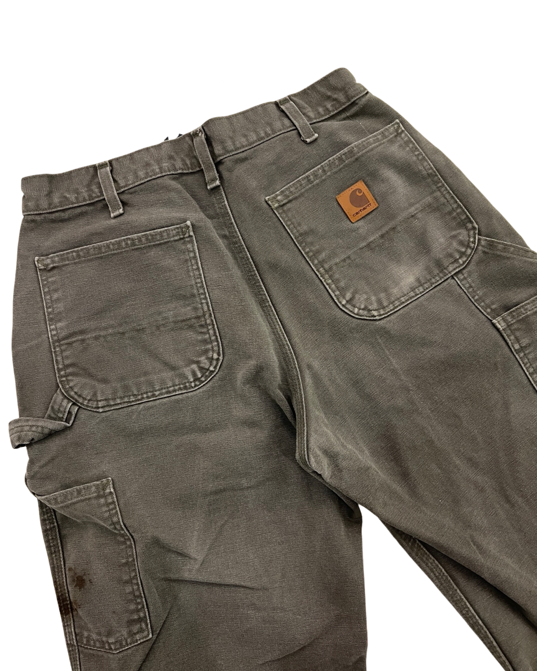 33 x 30 Vintage Carhartt Olive Carpenter Pants KIF Vintage