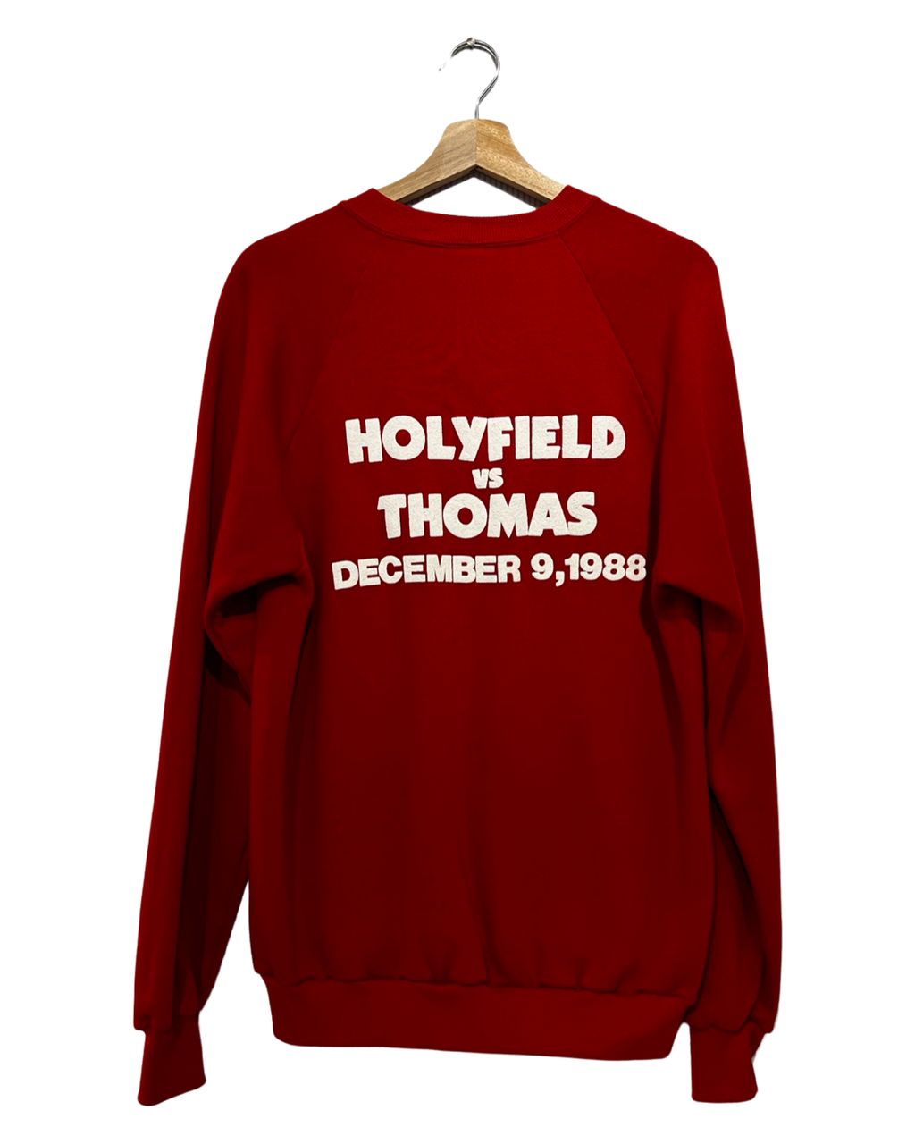 Vintage Rare 1988 Evander Holyfield vs Pinklon Thomas Crewneck KIF Vintage