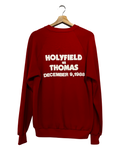 Vintage Rare 1988 Evander Holyfield vs Pinklon Thomas Crewneck KIF Vintage
