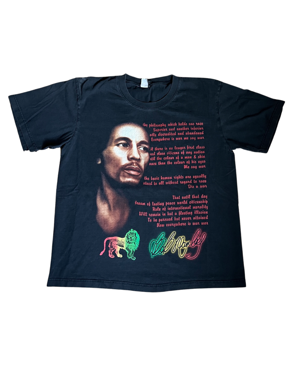 Vintage 90s Bob Marley Philosophy Tee KIF Vintage