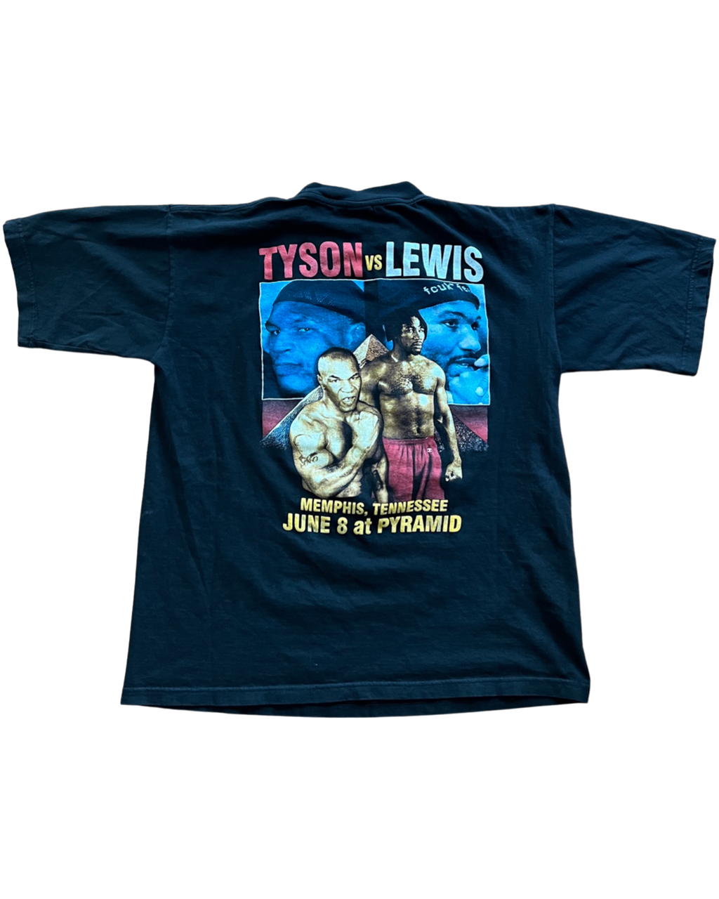 Vintage 2002 Mike Tyson vs Lennox Lewis Rumble Tee KIF Vintage