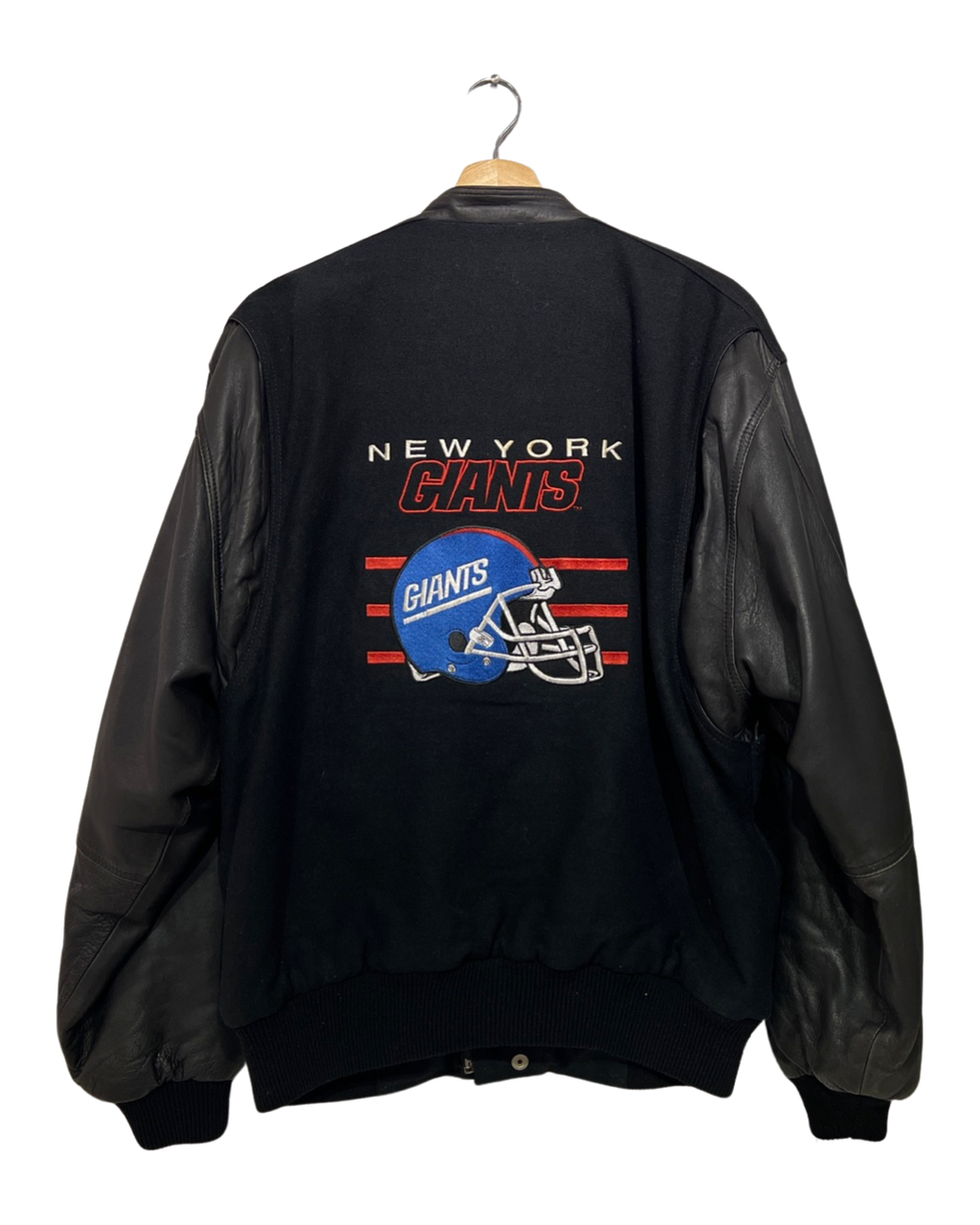 Vintage 90s New York Giants Leather Varsity Jacket KIF Vintage