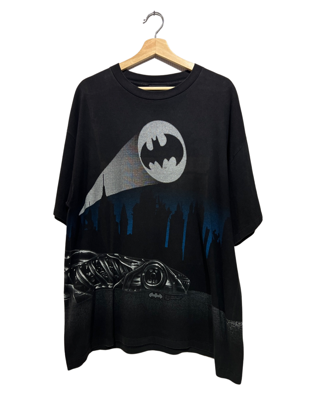 Vintage 1995 Batman All Over Print Movie Promo Tee KIF Vintage