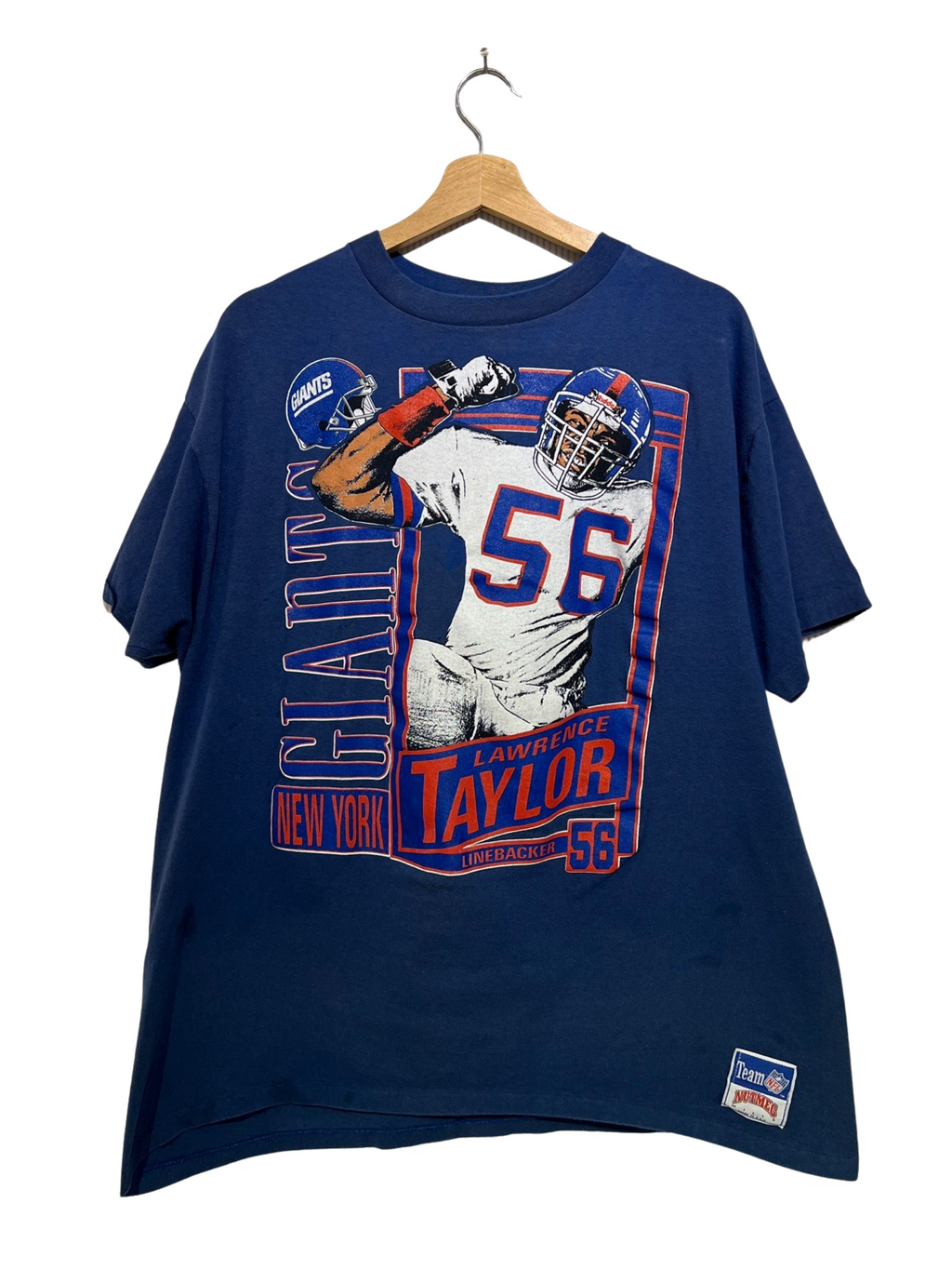 Vintage 90s Lawrence Taylor New York Giants Nutmeg Tee KIF Vintage