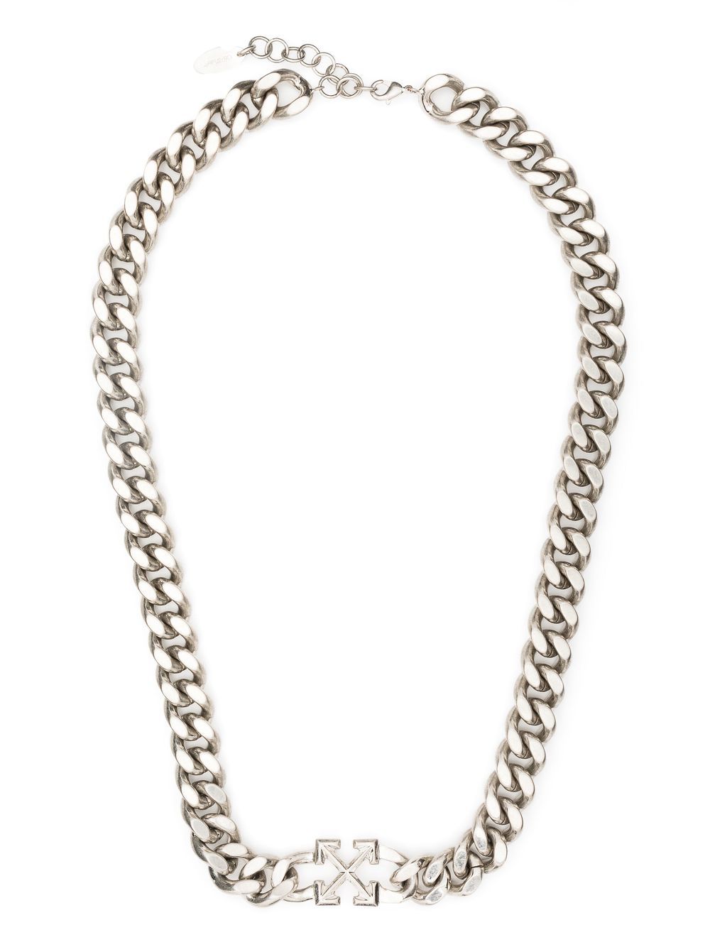 Archive FW/22 Off-White Silver-Tone Chain Necklace KIF Vintage