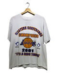 Vintage 2001 Los Angeles Lakers Ring Thing Tee KIF Vintage