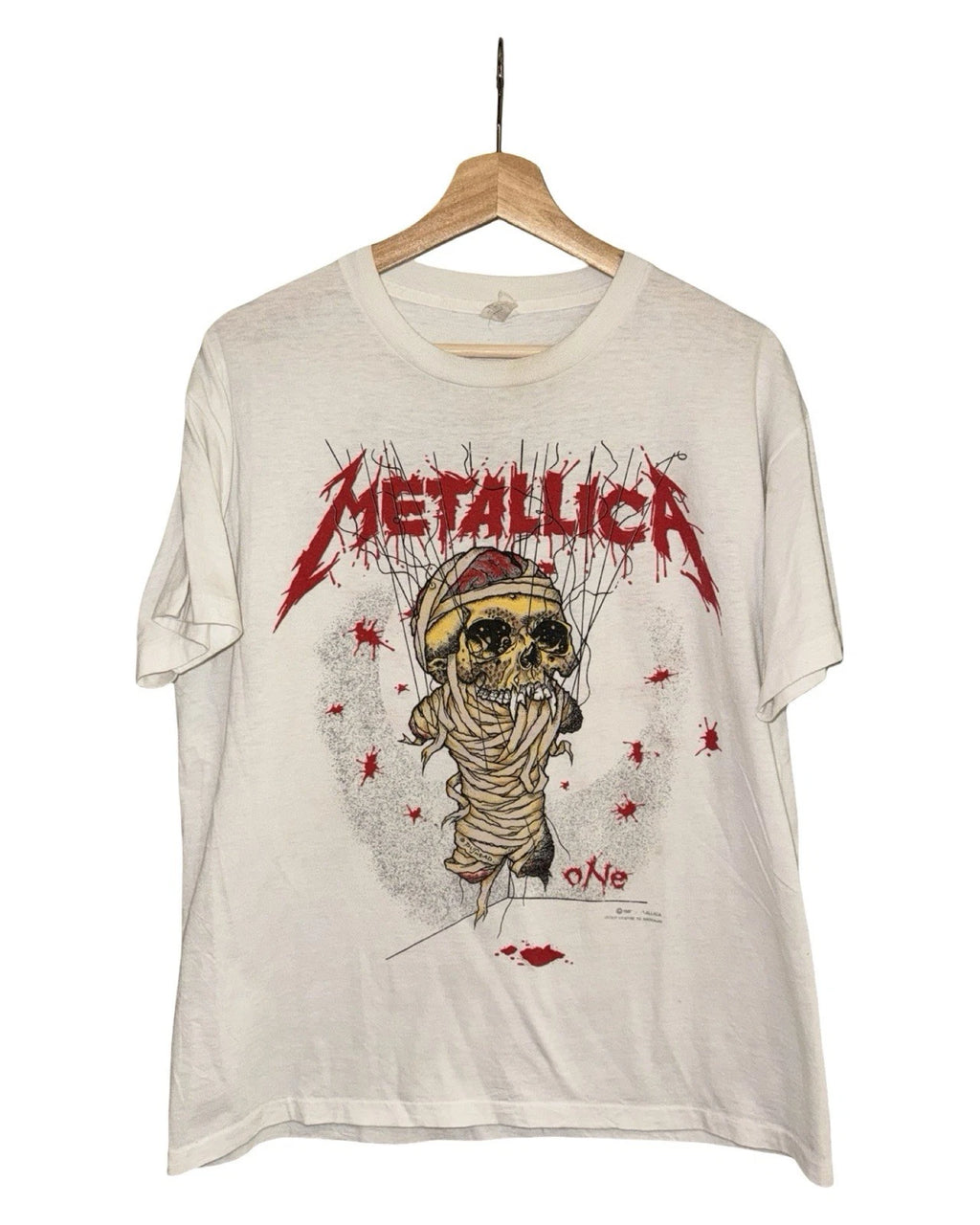 Vintage 1989 Metallica Pushead Landmine Tour Tee KIF Vintage
