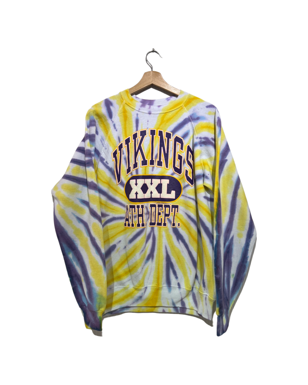 Vintage 90s Minnesota Vikings Tie Dye Crewneck KIF Vintage