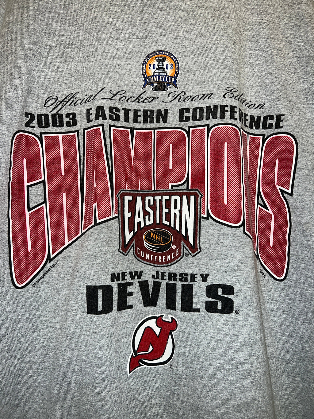 Vintage 2003 New Jersey Devils Championship Tee KIF Vintage