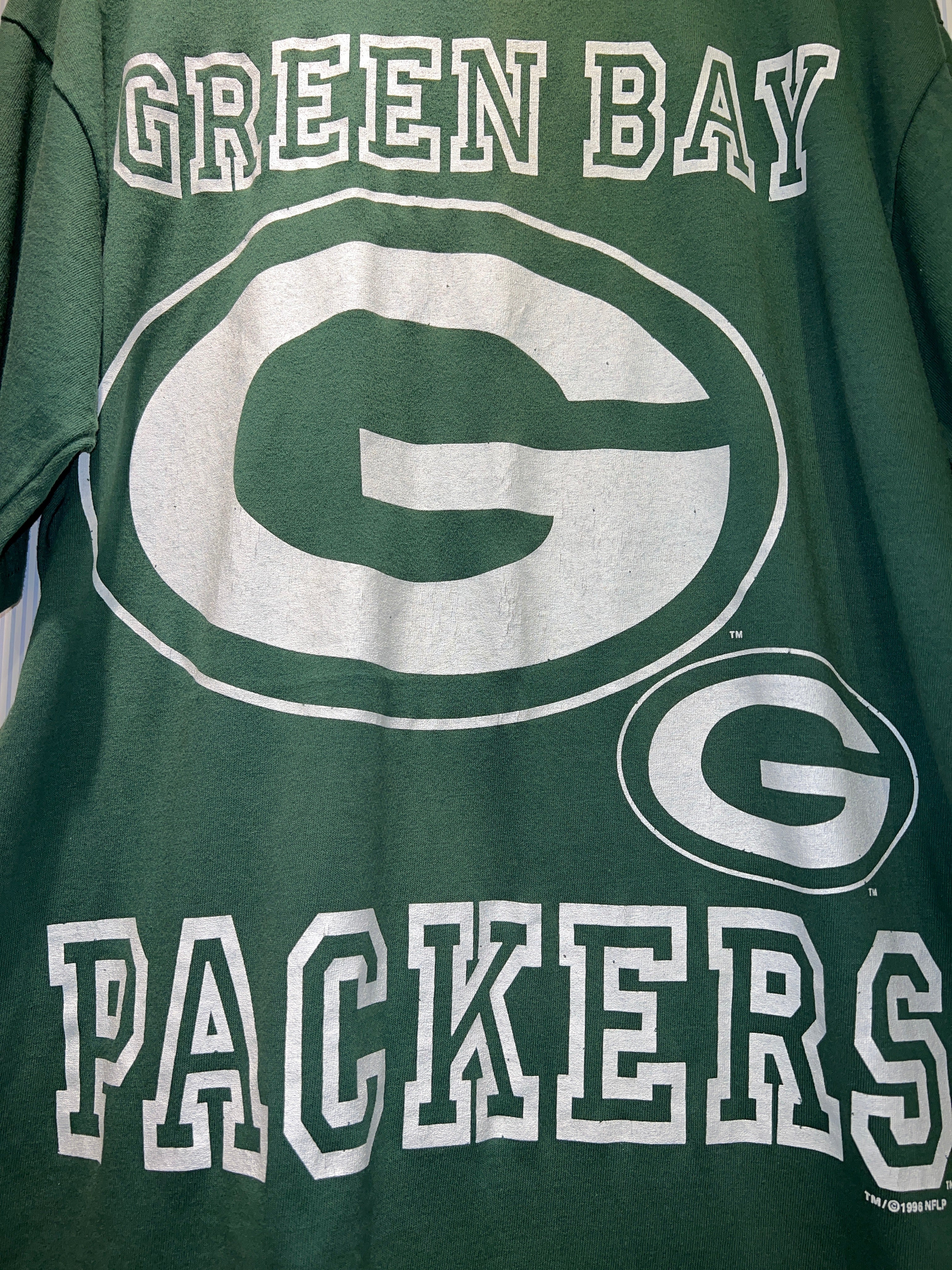 Vintage 1996 Green Bay Packers Big Logo Tee Vintage Woodbury